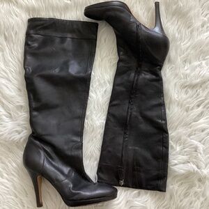 Anne Klein Chocolate knee high boots